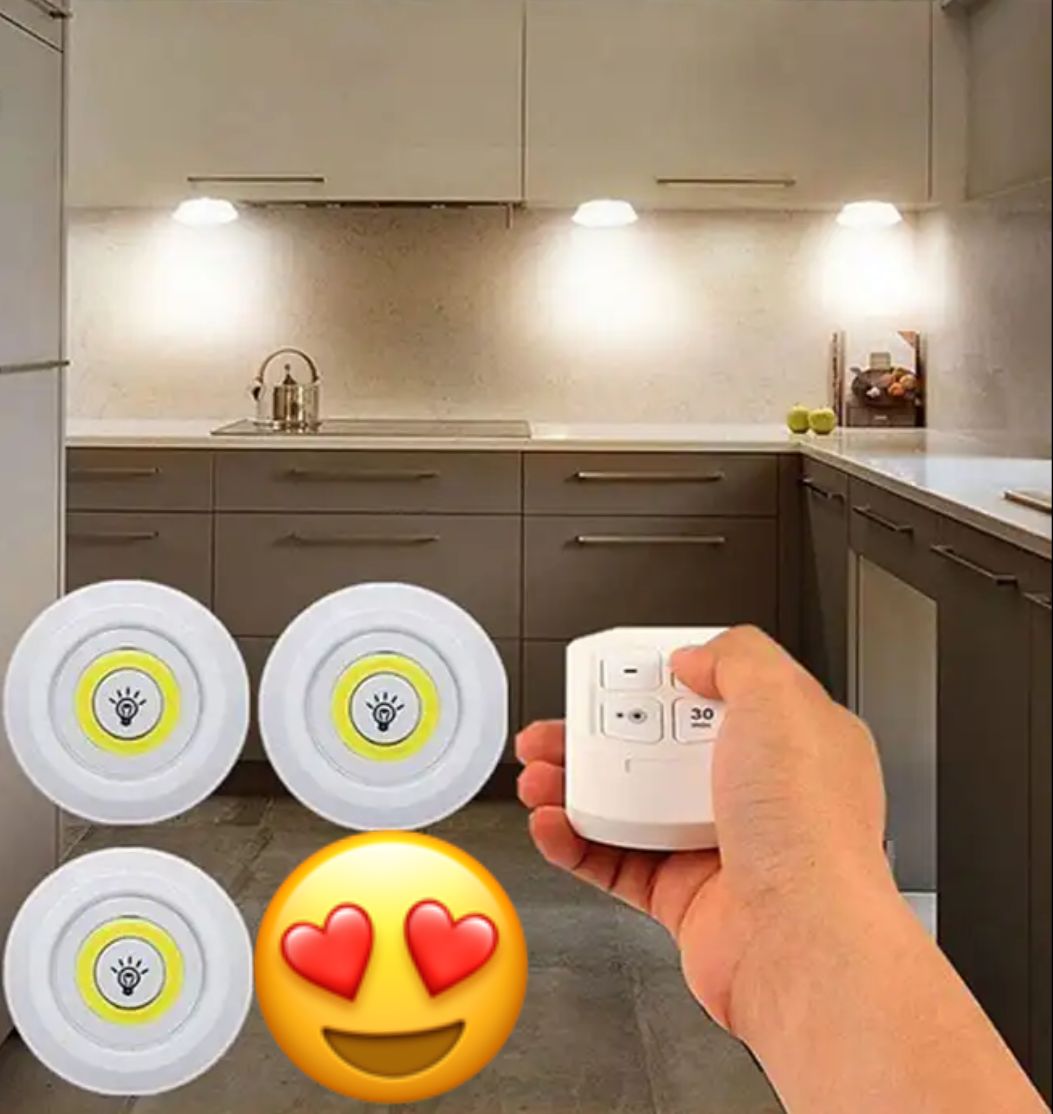 JUEGO DE 3 LAMPARAS LED
