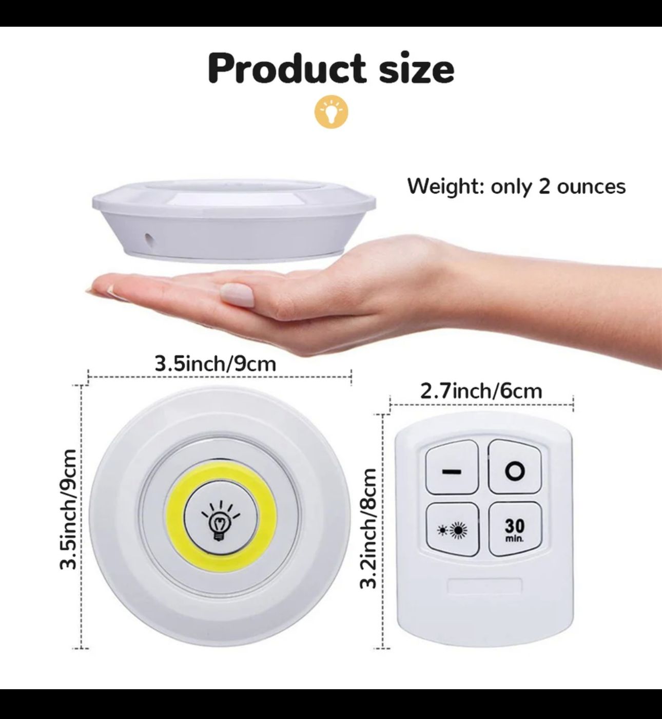 JUEGO DE 3 LAMPARAS LED